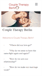 Mobile Screenshot of couples-therapy-berlin.de